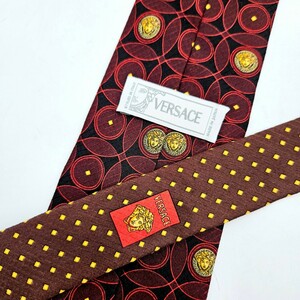 1円～ VERSACE ヴェルサーチ ネクタイ　〈217-4〉