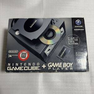 GC Nintendo Game Cube body + Game Boy player dark red .i plus pack black 