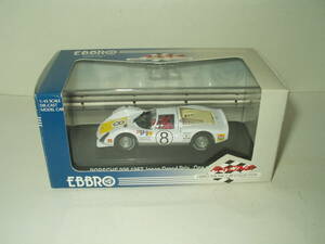 EBBRO Porsche 906 Carrera 6 #8 1967 Japan Grand Prix / エブロ 1967日本グランプリ優勝車 ポルシェ 906 カレラ 6 ( 1:43 ) 生沢 徹
