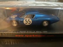 Sparkmodel「1/43 Alpine A110 Le Mans 1965」/スパークモデルアルピーヌルマンレーシングカー_画像1
