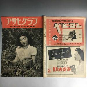 ut21/23 アサヒグラフ 1948年6月2日号／上野駅周辺 ノガミに生くる人々 毒消し売り 謝冰心 土門拳 林忠彦 海野十三 横井禮一 街の叙情派