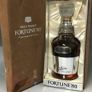 ut23/73 古酒 ニッカ ウイスキー フォーチュン 80 760ml 43％ 古酒 NIKKA WHISKY FORTUNE'80 未開栓