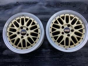 BBS LM 17インチ　ゴールド　7J +42 PCD114.3 5穴　2本