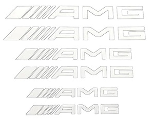 ◎メルセデスベンツ AMG 高耐熱ブレーキステッカー 車のステッカー キャリパーステッカー 修正装飾ブレーキ 6個 車の反射ステッカー