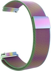 ◆時計 ベルト 一般クイックリリース時計ストラップ磁気閉鎖ステンレス鋼腕時計バンド交換用ストラップ 22mm 男性女性向け