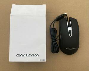 動作確認済 元箱付 GALLERIA 有線 ゲーミング マウス GLM-02