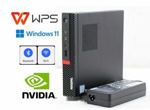 D294/Lenovo ThinkStation P330 Tiny/Core i5 8400T/16GB/M.2 NVMe512GB/Win11/NVIDIA Quadro P620/Office WPS/無線LAN+Bluetooth