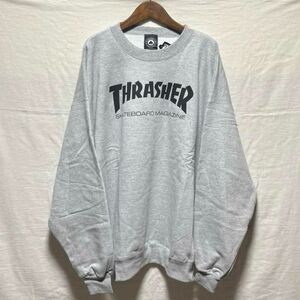 新品未使用　THRASHER MAGAZINE US スケートマグクルーネック　スウェット　XL