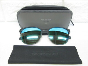 2D284EZ◎EMPORIO ARMANI エンポリオアルマーニ サングラス EA2083D 3001/6R 眼鏡フレーム 度なし◎中古