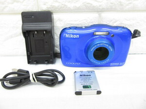 2D467◎Nikon ニコン COOLPIX W100 クールピクス WATERPROOF 防水 コンパクトデジタルカメラ デジカメ 動作品◎中古