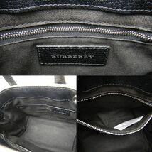 BURBERRY バーバリー 4079964 ハンドバッグ 2WAY ノバチェック キャンバス xレザー /251435【中古】_画像9