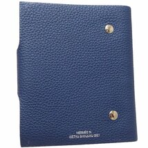 HERMES エルメス ユリスPM 手帳 トリヨンクレマンス ブルードマルト/180275【中古】_画像3