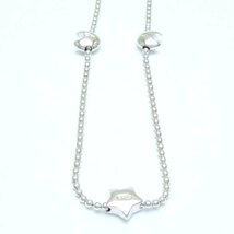 STAR JEWELRY スタージュエリー スター & ムーン ネックレス 星 月 シルバー925/291210【中古】_画像4