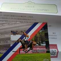 JRA 凱旋門賞キャンペーン2023 当選品 QUOカード500円分_画像2