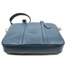 【コーチ】基準内 COACH ビジネスバッグ F59057 ロゴ金具 2way ショルダーバッグ ブリーフケース 書類かばん 本革 レザー 男性用 メンズ_画像3