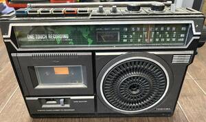 TOSHIBA 東芝 ラジオカセットレコーダー ラジカセ RT-530F 昭和レトロ アンティーク 