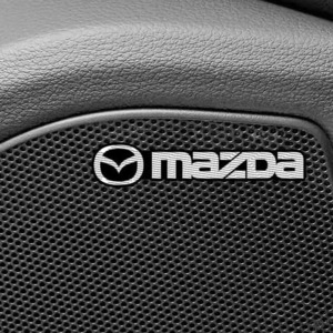 * стильный . шт .. таблица на данный момент * звуковой сигнал стикер 4 листов ввод aluminium производства простой установка антикоррозийный автомобиль Mazda аксессуары руль дверь 