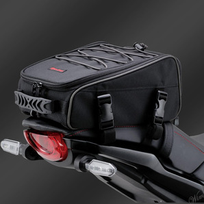 ◆スポーティな形状と積載量の確保を両立◆ シートバッグ 7Ｌ イージーリングベルト レインコート オートバイ アクセサリー ツーリング