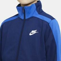 送料込み　新品 NIKE ジャージ 上下セット トラックスーツ セットアップ ジュニア 150-160cm ブルー 税込6,820円_画像6