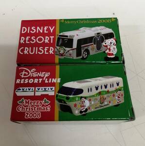  #11679 【DISNEY トミカ】 ディズニー リゾートクルーザー リゾートライン メリークリスマス 2008 ミニカー トミカ 現状品