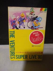 C9005 cassette tape venturess z* super * Live '80 THE VENTURES Kato peace ./ close rice field spring Hara /hika shoe 