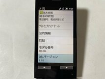 IE525 docomo SH-02L 8GB ブラック ジャンク_画像3