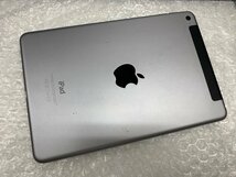 JE582 SIMフリー iPad mini 第4世代 Wi-Fi+Cellular A1550 スペースグレイ 64GB ジャンク ロックOFF_画像2