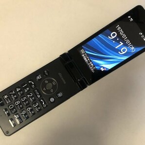 GJ563 docomo SH-02L ブラック ジャンクの画像1