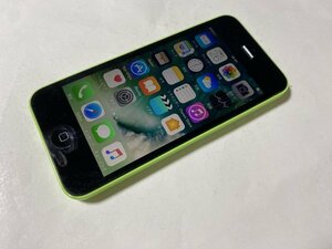 IF718 au iPhone5c 16GB グリーン ジャンク ロックOFF