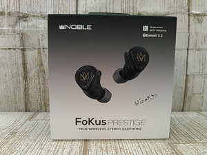 家Hd9305-308♪【60】未使用 Noble Audio FoKus PRESTIGE 完全ワイヤレスイヤホン ブラック ノーブルオーディオ