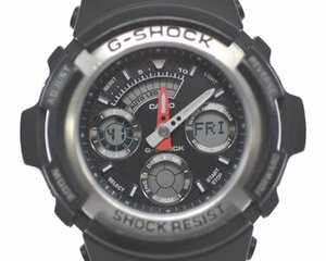 [中古品] 稼働品【CASIO】カシオ G-SHOCK AW-590-1AJF デジアナ メンズ 動作OK 中古品 保証書付