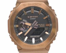 [美品] 稼働品【CASIO】カシオ G-SHOCK GM-B2100GD-5AJF ローズゴールド Bluetooth モバイルリンク メンズ 動作OK 箱 保証書付 中古美品_画像3