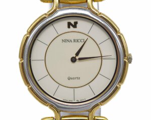 [中古品] 稼働品【NINA RICCI】ニナリッチ 時計 32ｍｍ 5P30-6190 クォーツ 動作OK 中古品