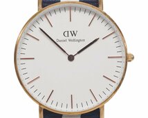 [中古品] 稼働品【DanielWellington】DW ダニエルウェリントン クォーツ 36ｍｍ B15 メンズ 動作OK 中古品_画像1