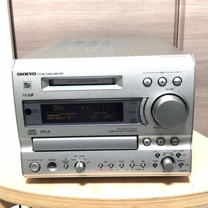 ONKYO FR-V77 本体のみ CDMDコンポ MD再生可能 CD故障 ジャンク品