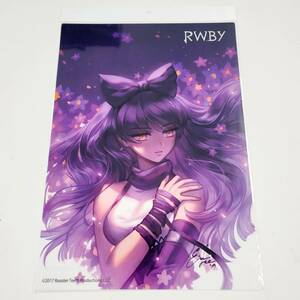 【新品】RWBY　ブレイク・ベラドンナ②　A3クリアポスター　ルビー　るびー　氷雪帝国　ぶれいく　モンティ・オウム【未開封・正規品】