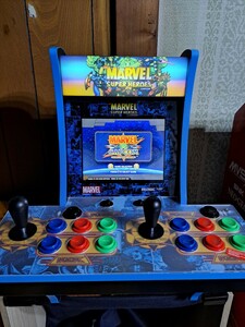 中古Arcade1UP マーベルスーパーヒーローズ カウンターケード