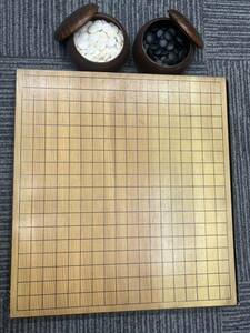 囲碁盤 碁盤 木製 碁石 囲碁セット ボードゲーム 45.5×42×5.5cm 