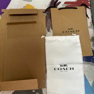 COACH 紙袋ショップ袋ギフトボックス長財布用