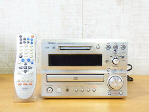DENON デノン D-MS3 CD/MD/TUNER/AMP/USB ミニコンポ オーディオ 音響機器 リモコン付属 ※現状渡し＠80(1)