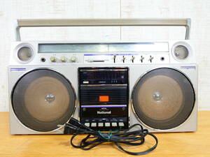 National ナショナル RX‐5080 FM/AMステレオラジオカセットレコーダー ラジカセ オーディオ機器 ※通電OK ジャンク＠120(2)