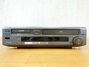 SONY ソニー HI8/VHSビデオデッキ WV-H3 映像機器 ※ジャンク/通電OK！ @120 (2)