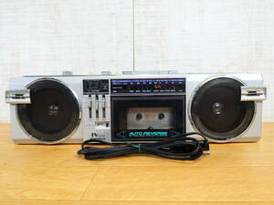 HITACHI 日立 TRK-LX55 パデイスコ TV/FM/AM ステレオカセットレコーダー ラジカセ オーディオ ※通電OK ジャンク＠80(2)