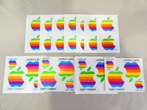 Apple Computer 旧虹色リンゴシール レインボーステッカー ※現状渡し @送料180円 (2)