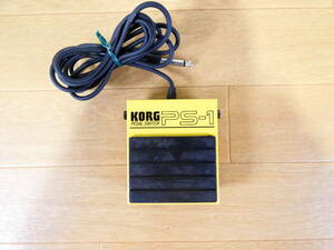 【USED!KORG ペダルスイッチ PS-1★コルグ/フットスイッチ/動作未確認 ※ジャンク品＠送料520円（2）】