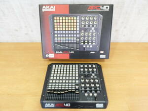 AKAI アカイ APC40 MIDIコントローラー 音響機器 機材 ※現状渡し/通電OK！ @120 (2)