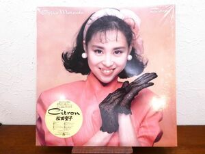 S) 松田聖子 「 CITRON 」 LPレコード シュリンク付き 28KH 5040 @80 (Q-47)