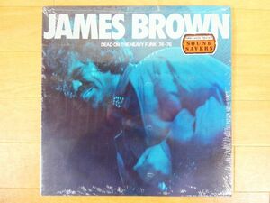 S) JAMES BROWN ジェームス・ブラウン「 Dead On The Heavy Funk 74-76 」 LPレコード US盤 @80 (F-33)