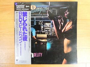 S) REO SPEEDWAGON スピードワゴン 「 Hi Infidelity 禁じられた夜 」 LPレコード 帯付き 30・3P-315 ※master sound @80 (R-30)