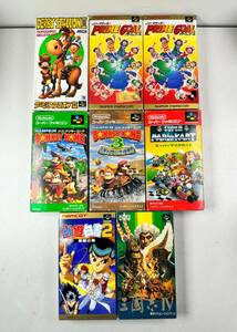♪【中古】Nintendo スーパーファミコン 箱 説明書 付き ソフト 8本 まとめ 任天堂 スーファミ カセット 動作未確認 ジャンク ＠80(2)